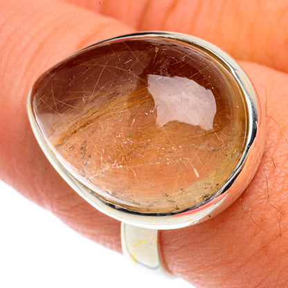 Rutilated Quartz Rings handcrafted by Ana Silver Co - RING66363