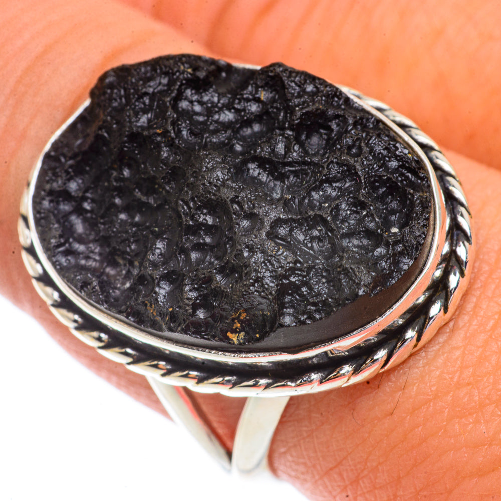 Tektite Rings handcrafted by Ana Silver Co - RING66366