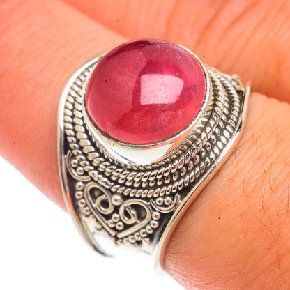 Pink Tourmaline Rings handcrafted by Ana Silver Co - RING66375