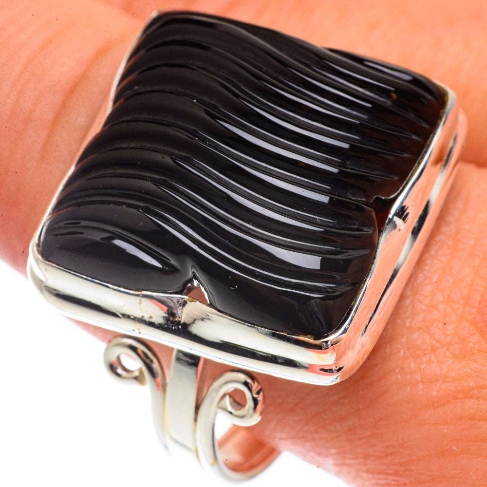 Black Onyx Rings handcrafted by Ana Silver Co - RING66385