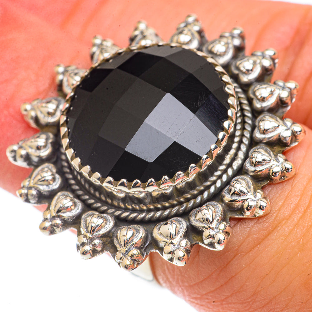 Black Onyx Rings handcrafted by Ana Silver Co - RING66386