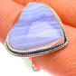 Blue Lace Agate Rings handcrafted by Ana Silver Co - RING66390