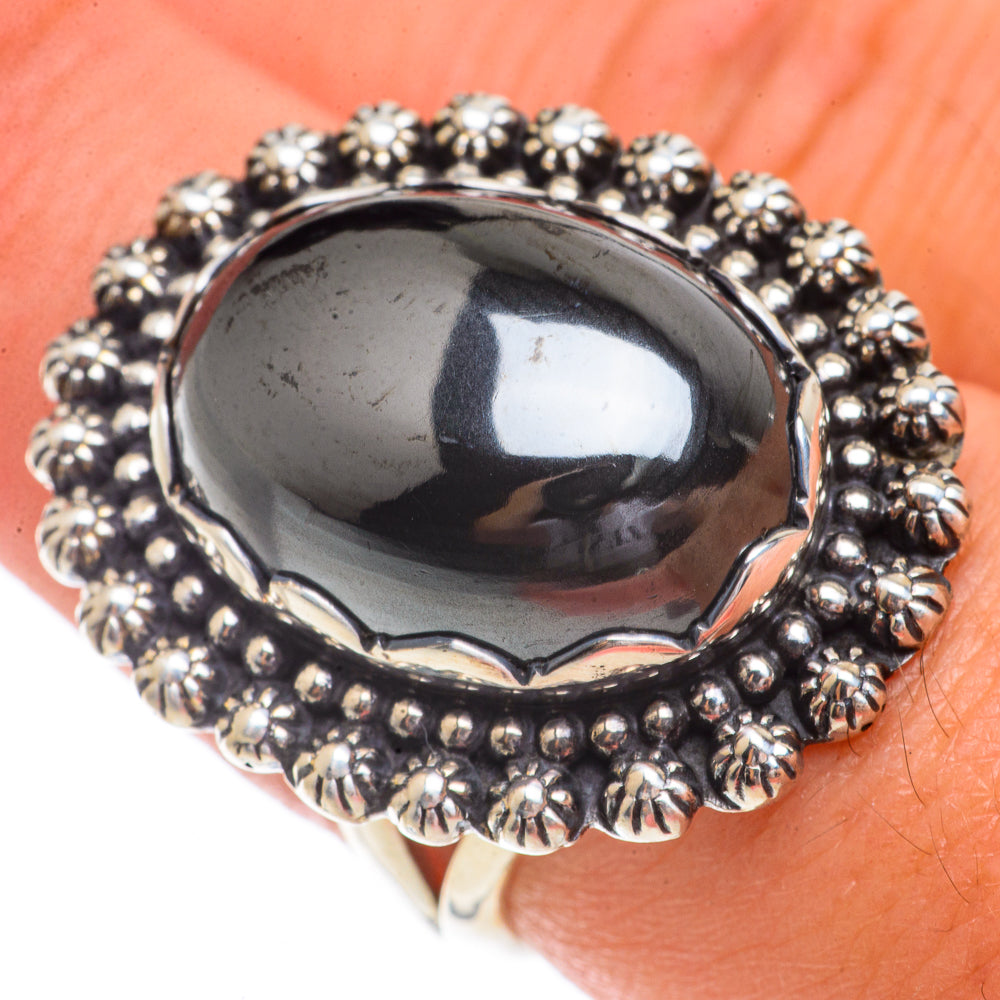 Hematite Rings handcrafted by Ana Silver Co - RING66401