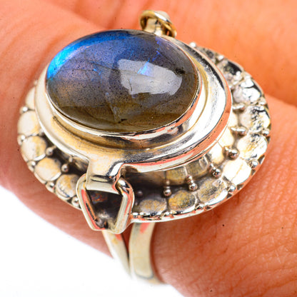 Labradorite Rings handcrafted by Ana Silver Co - RING66405