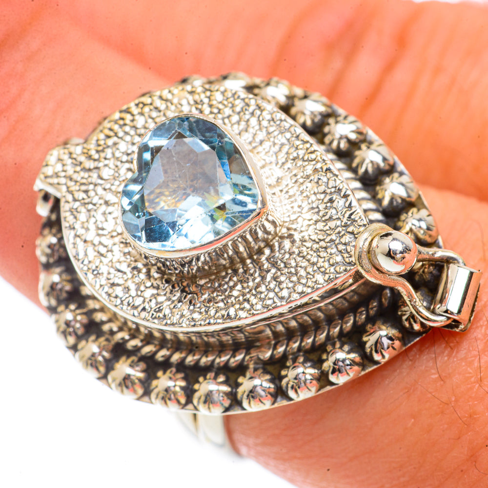 Blue Topaz Rings handcrafted by Ana Silver Co - RING66407