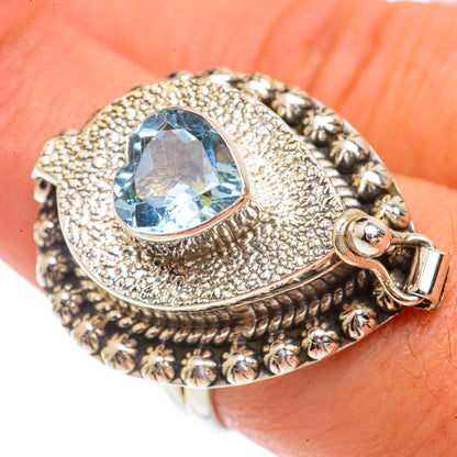 Blue Topaz Rings handcrafted by Ana Silver Co - RING66407
