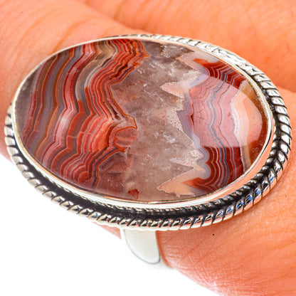 Crazy Lace Agate Rings handcrafted by Ana Silver Co - RING66414