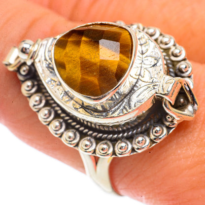 Tiger Eye Rings handcrafted by Ana Silver Co - RING66416