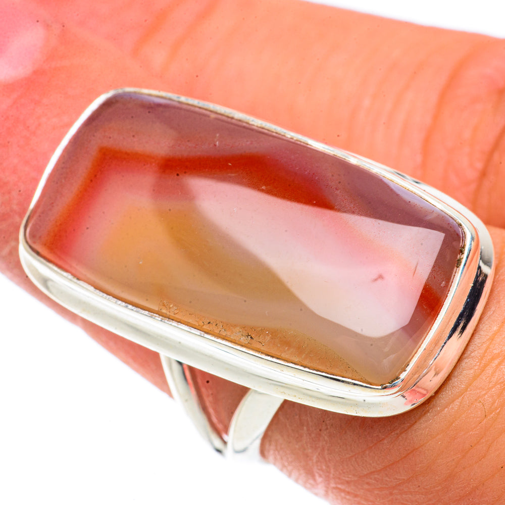 Botswana Agate Rings handcrafted by Ana Silver Co - RING66417
