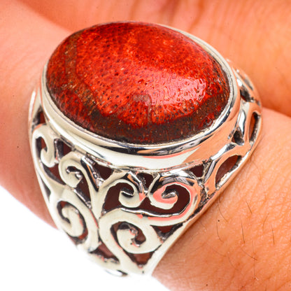 Sponge Coral Rings handcrafted by Ana Silver Co - RING66419