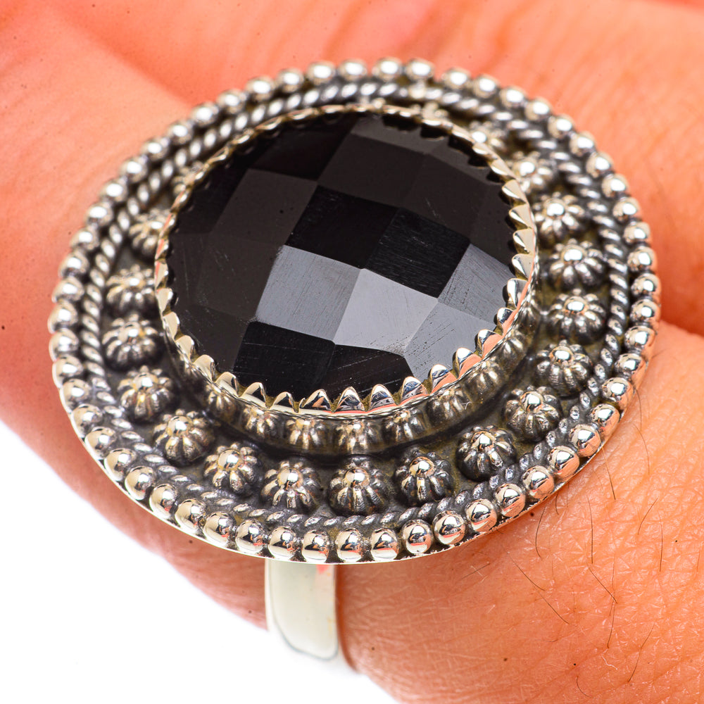 Black Onyx Rings handcrafted by Ana Silver Co - RING66427