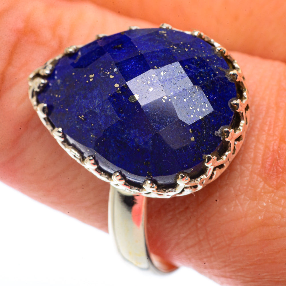 Lapis Lazuli Rings handcrafted by Ana Silver Co - RING66439