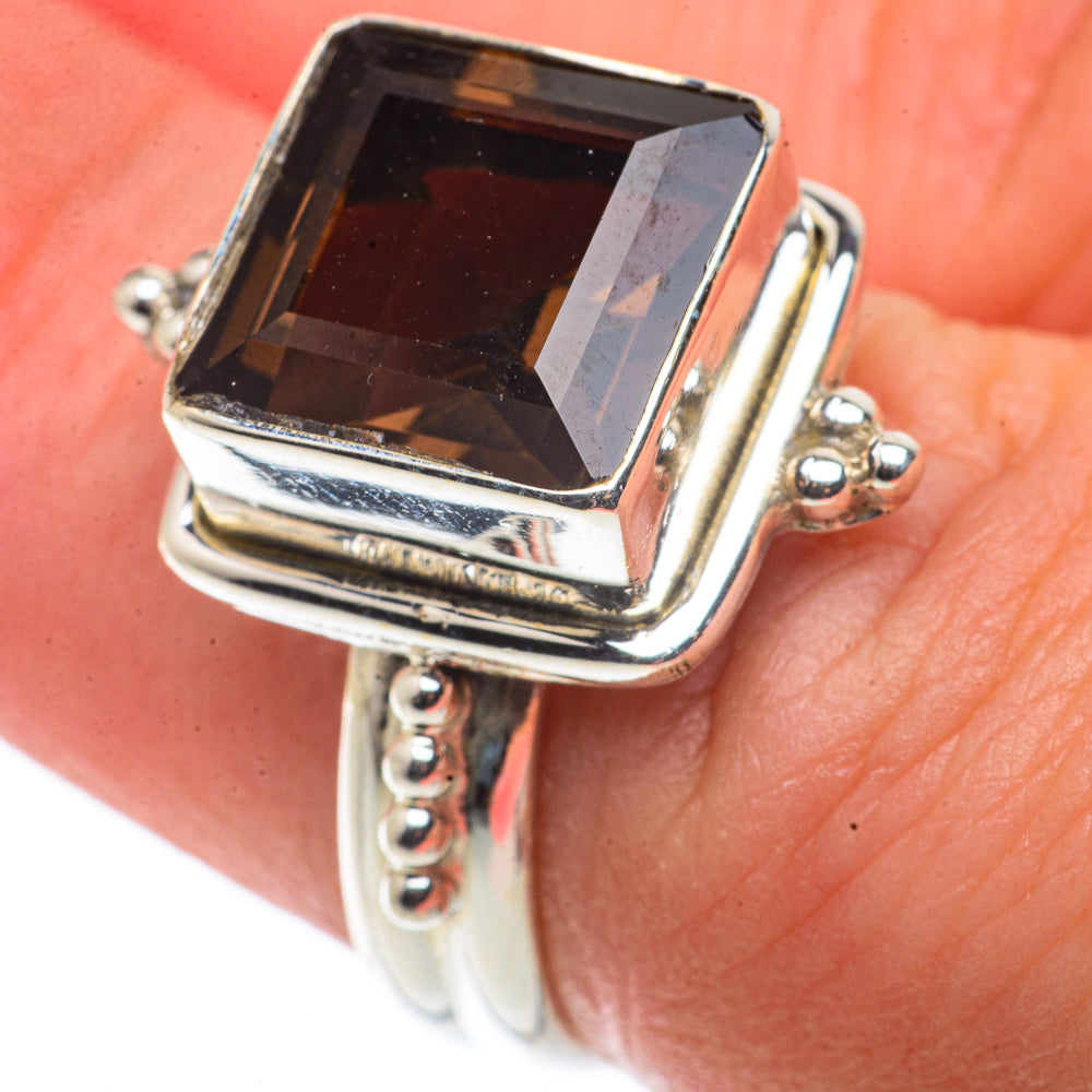 Smoky Quartz Rings handcrafted by Ana Silver Co - RING66444