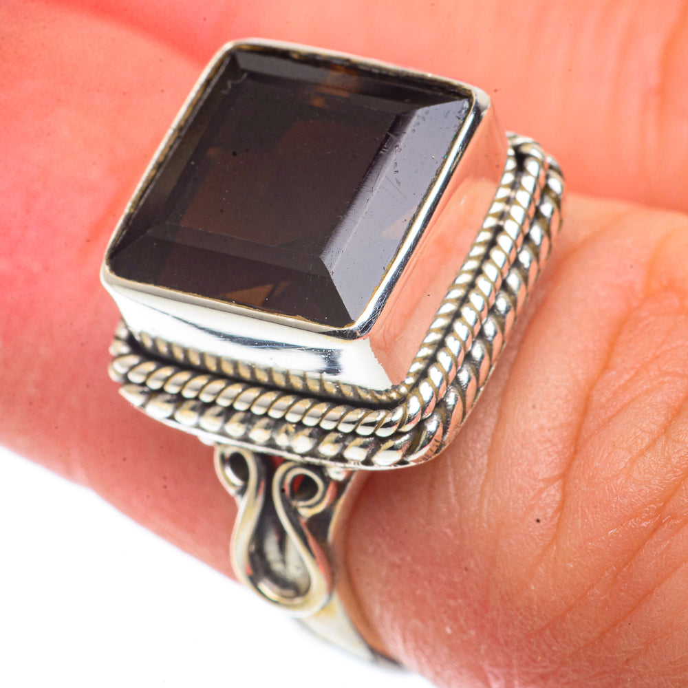 Smoky Quartz Rings handcrafted by Ana Silver Co - RING66445