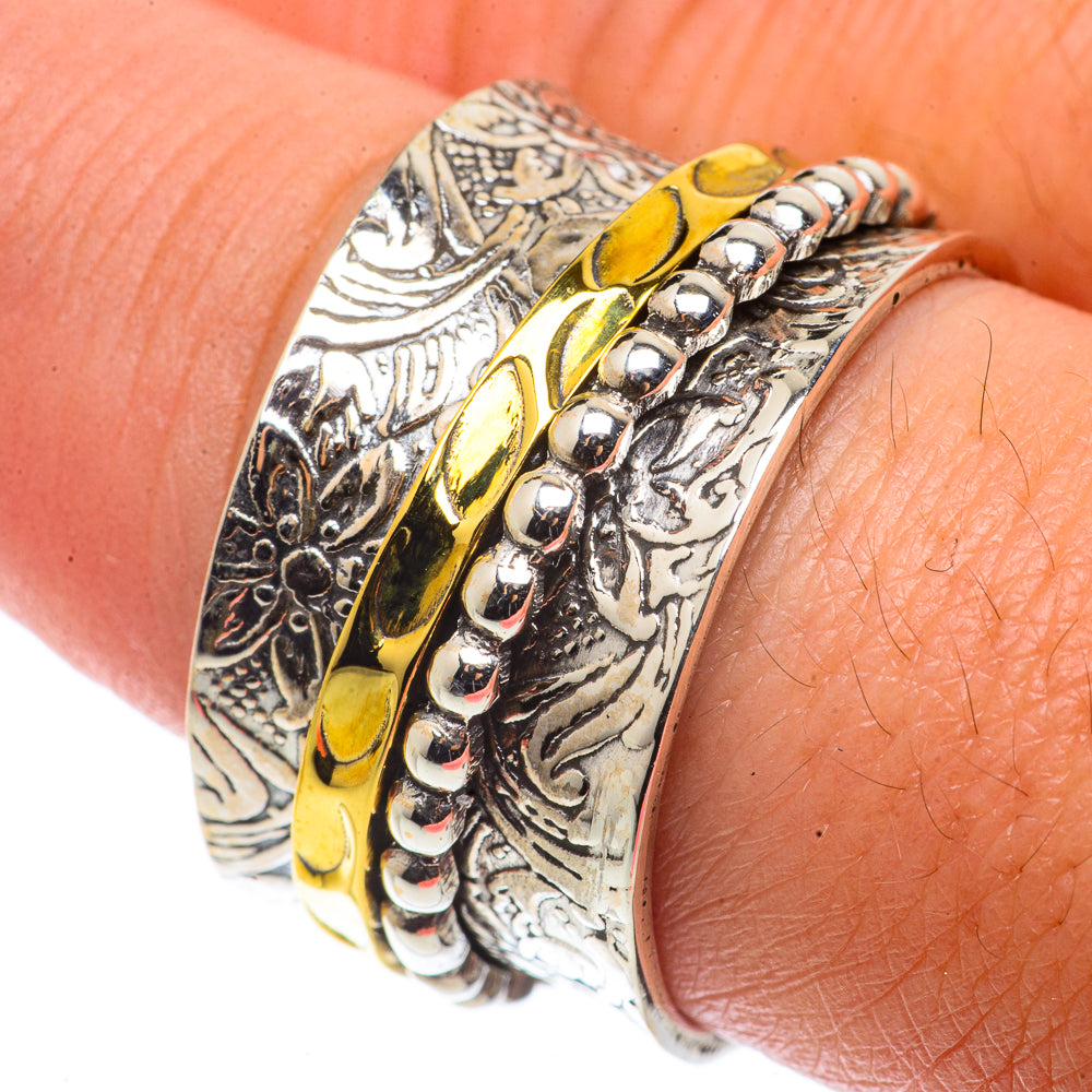 Meditation Spinner Rings handcrafted by Ana Silver Co - RING66451