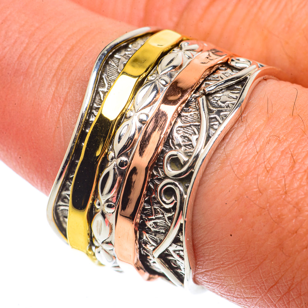 Meditation Spinner Rings handcrafted by Ana Silver Co - RING66454