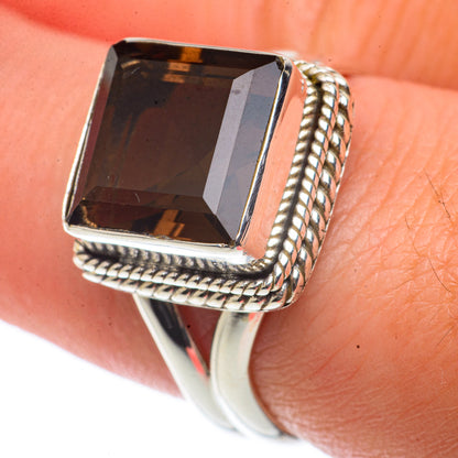 Smoky Quartz Rings handcrafted by Ana Silver Co - RING66466