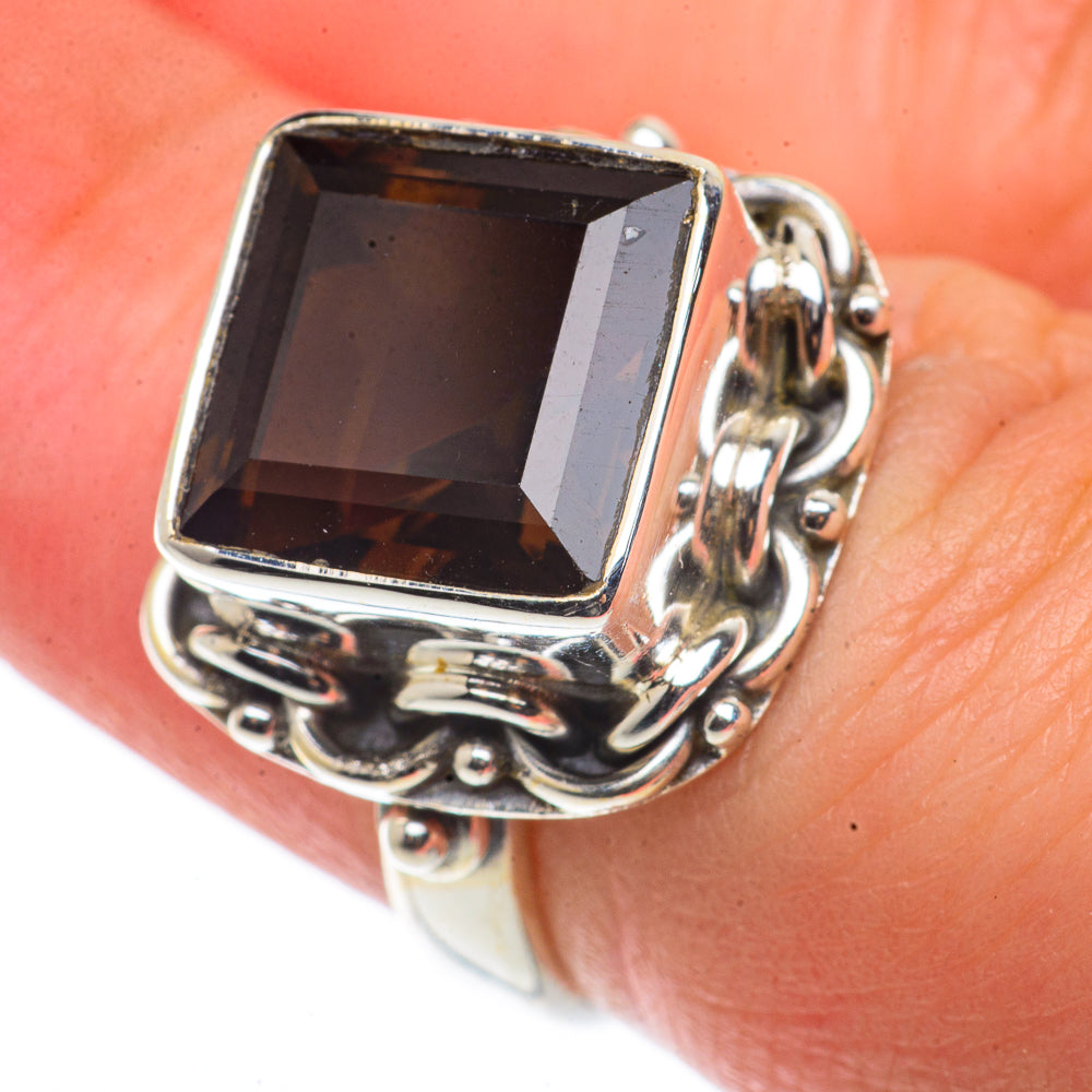 Smoky Quartz Rings handcrafted by Ana Silver Co - RING66468