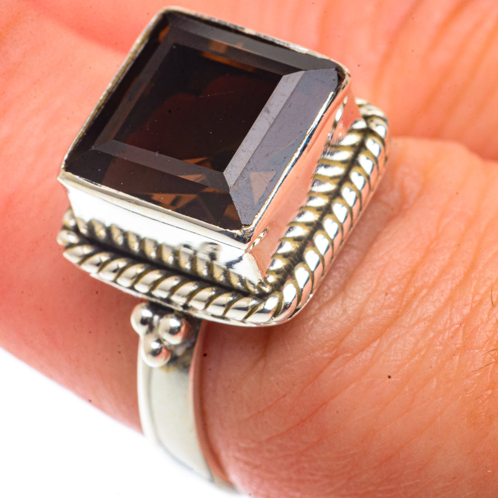 Smoky Quartz Rings handcrafted by Ana Silver Co - RING66469