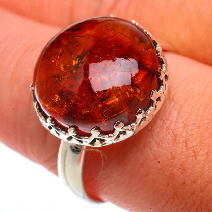 Baltic Amber Rings handcrafted by Ana Silver Co - RING66472