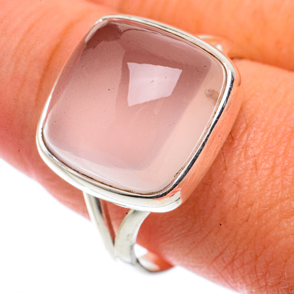 Rose Quartz Rings handcrafted by Ana Silver Co - RING66474