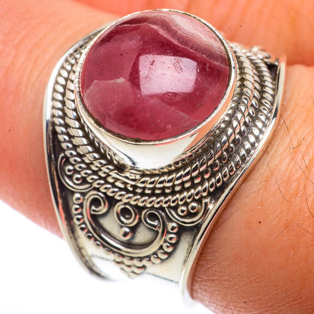 Rhodochrosite Rings handcrafted by Ana Silver Co - RING66475