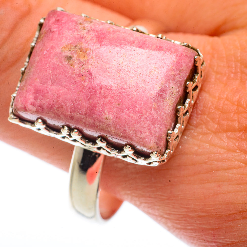 Rhodonite Rings handcrafted by Ana Silver Co - RING66477