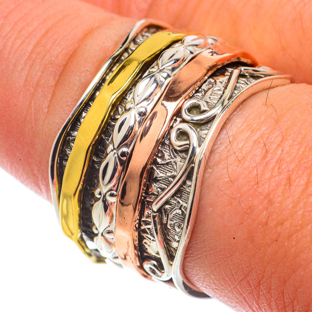 Meditation Spinner Rings handcrafted by Ana Silver Co - RING66478