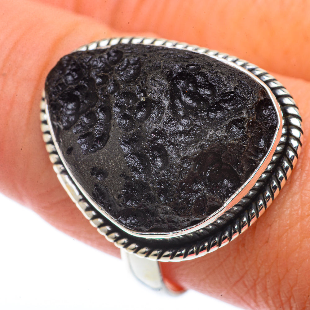 Tektite Rings handcrafted by Ana Silver Co - RING66486