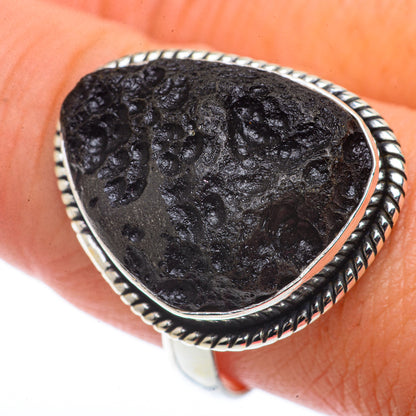 Tektite Rings handcrafted by Ana Silver Co - RING66486
