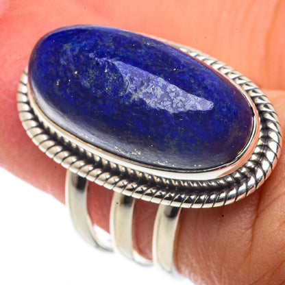 Lapis Lazuli Rings handcrafted by Ana Silver Co - RING66490