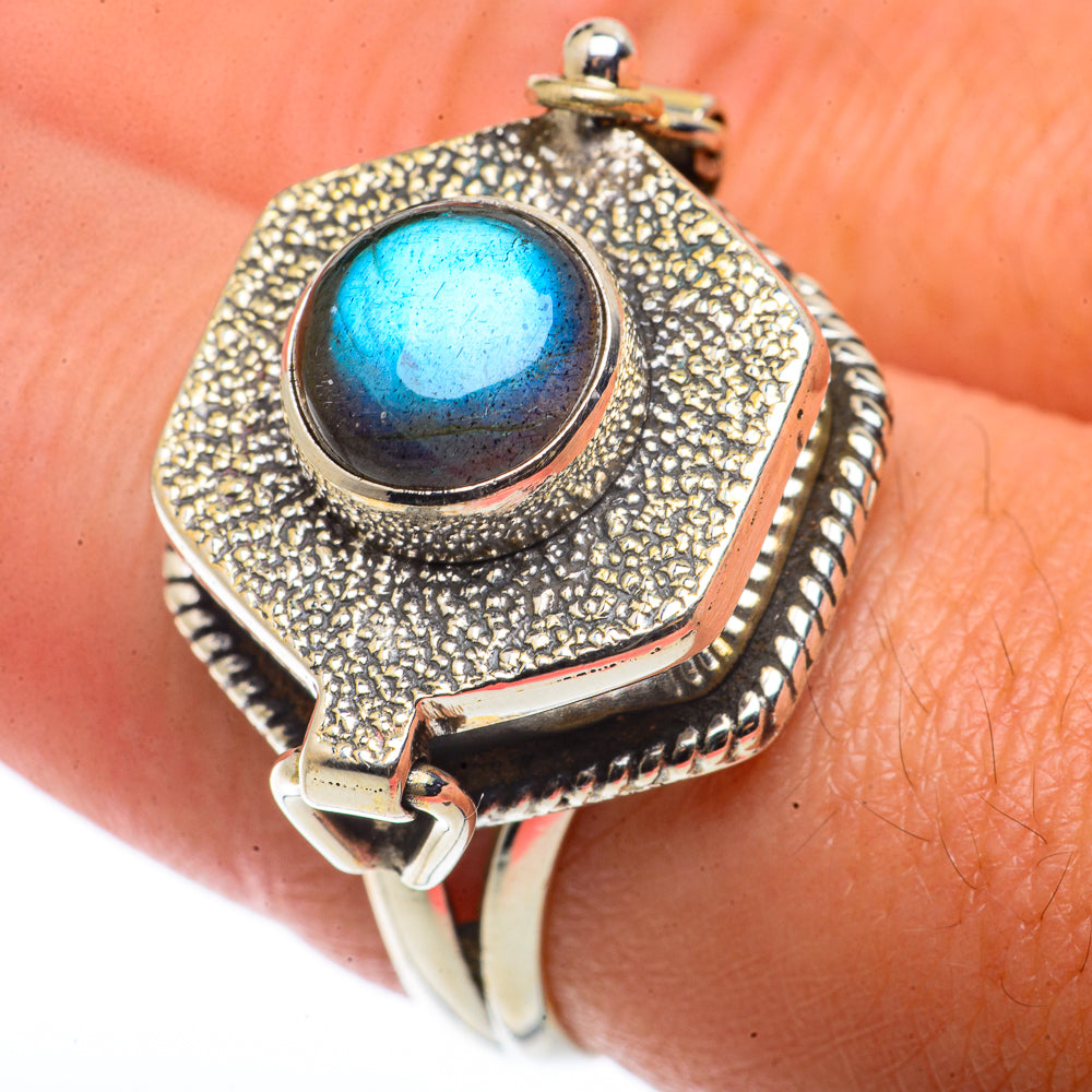 Labradorite Rings handcrafted by Ana Silver Co - RING66491
