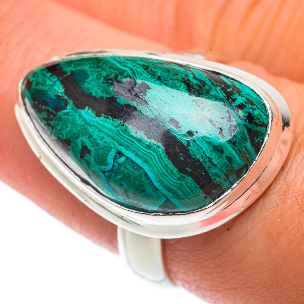 Chrysocolla Rings handcrafted by Ana Silver Co - RING66493