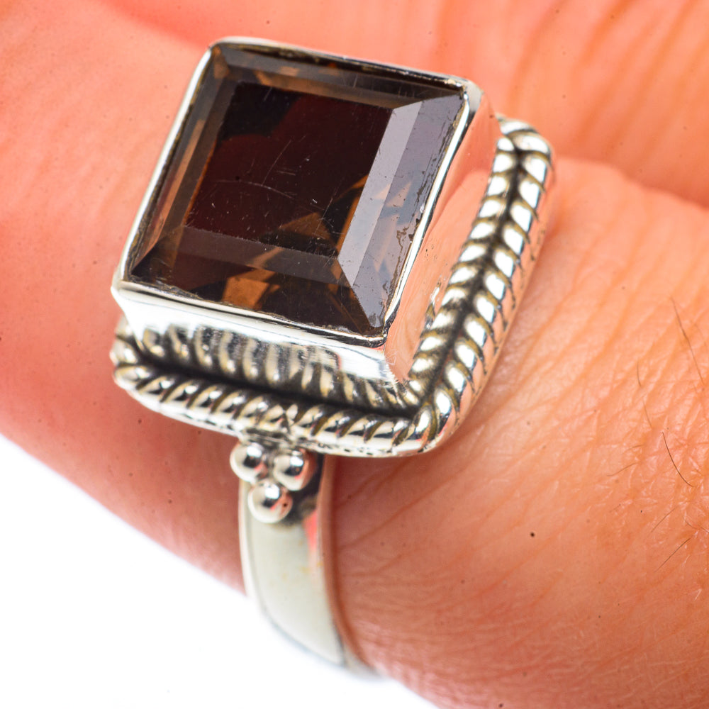 Smoky Quartz Rings handcrafted by Ana Silver Co - RING66495