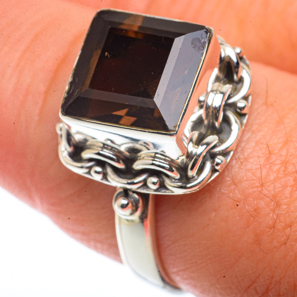Smoky Quartz Rings handcrafted by Ana Silver Co - RING66496