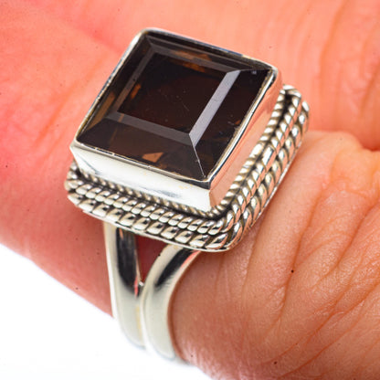 Smoky Quartz Rings handcrafted by Ana Silver Co - RING66499
