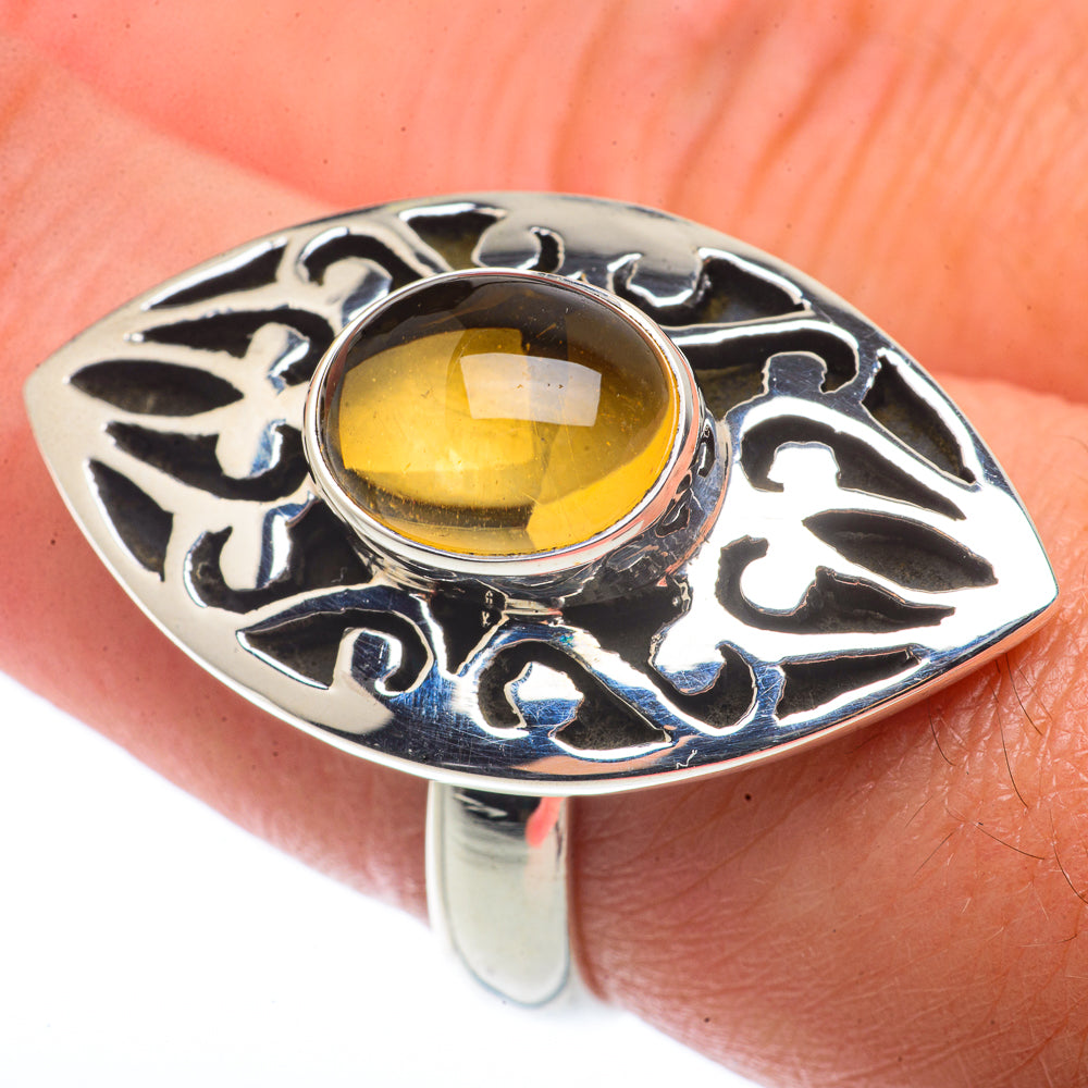 Citrine Rings handcrafted by Ana Silver Co - RING66501