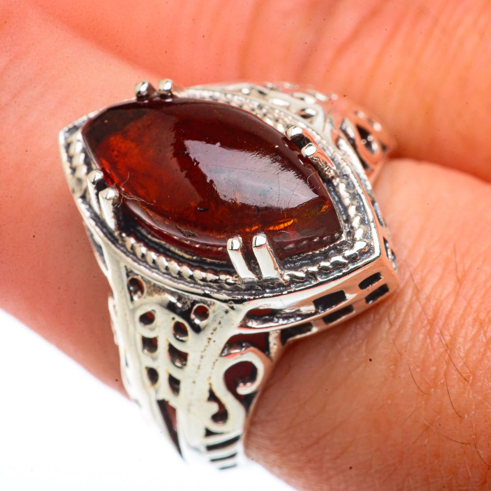 Baltic Amber Rings handcrafted by Ana Silver Co - RING66503