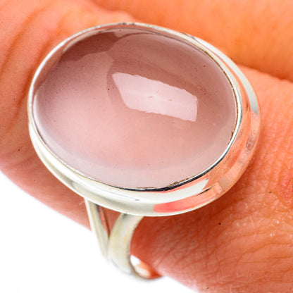 Rose Quartz Rings handcrafted by Ana Silver Co - RING66504