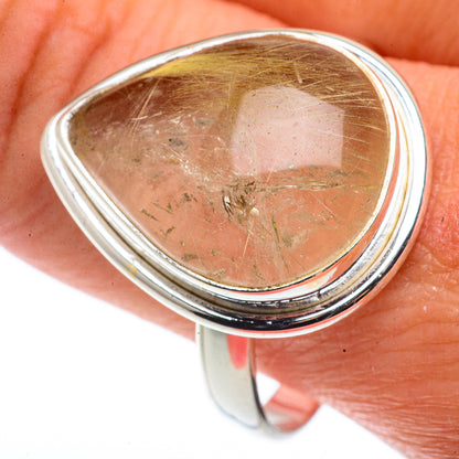 Rutilated Quartz Rings handcrafted by Ana Silver Co - RING66507