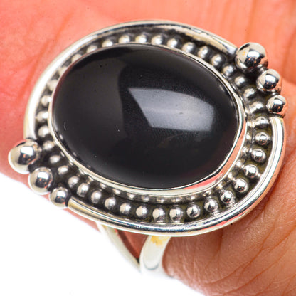 Black Onyx Rings handcrafted by Ana Silver Co - RING66512