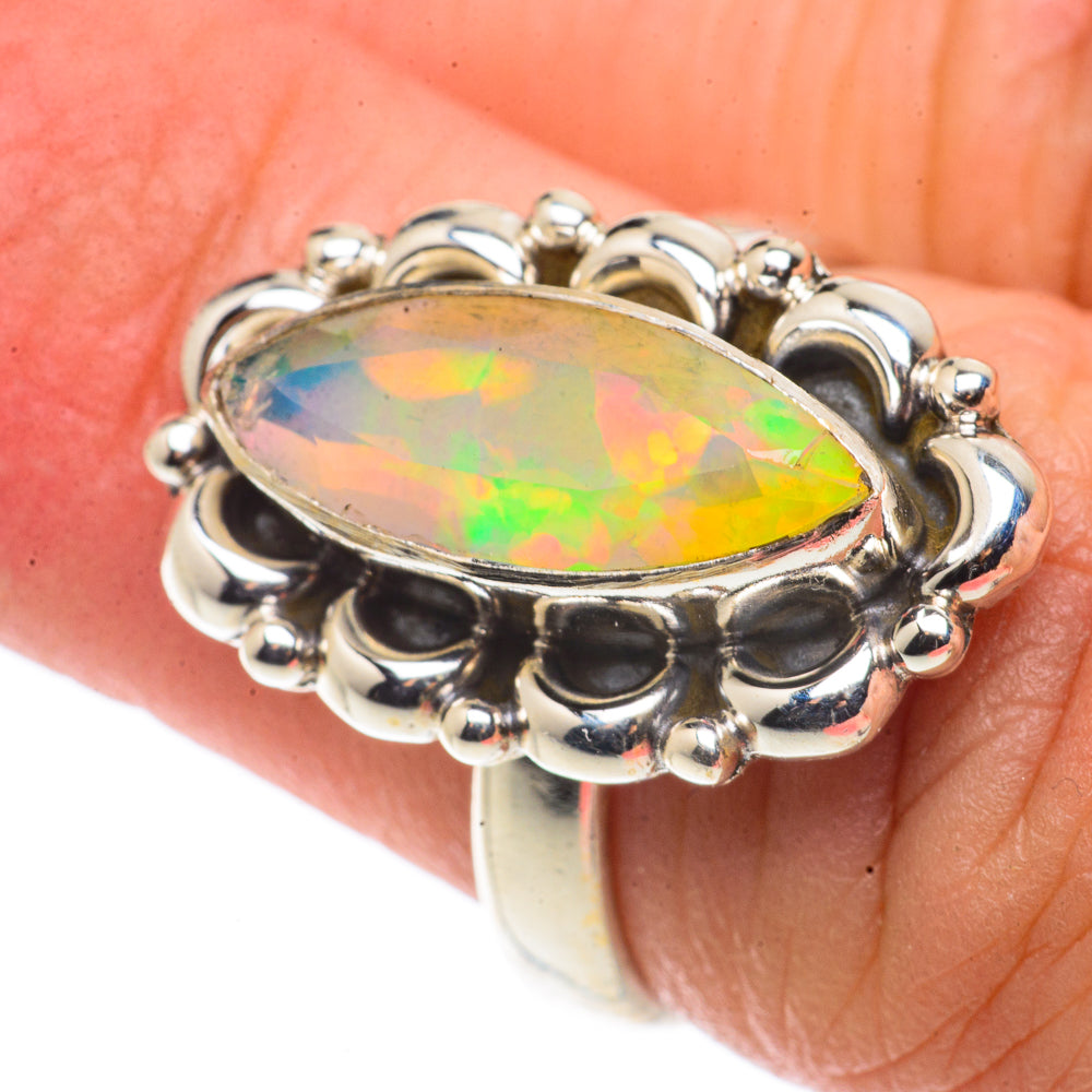 Ethiopian Opal Rings handcrafted by Ana Silver Co - RING66514