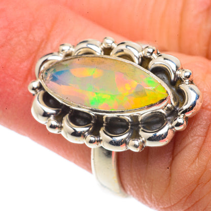 Ethiopian Opal Rings handcrafted by Ana Silver Co - RING66514