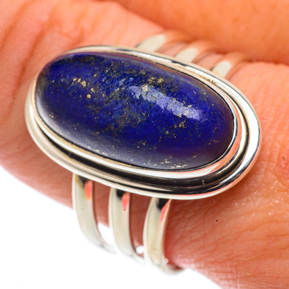 Lapis Lazuli Rings handcrafted by Ana Silver Co - RING66517
