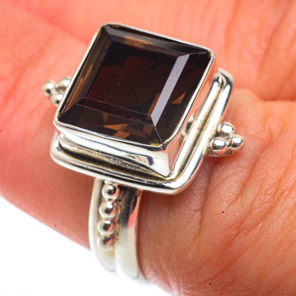 Smoky Quartz Rings handcrafted by Ana Silver Co - RING66522