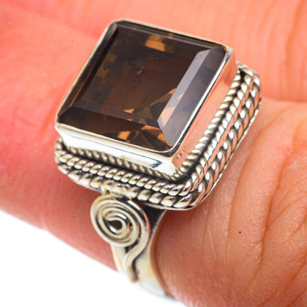 Smoky Quartz Rings handcrafted by Ana Silver Co - RING66523