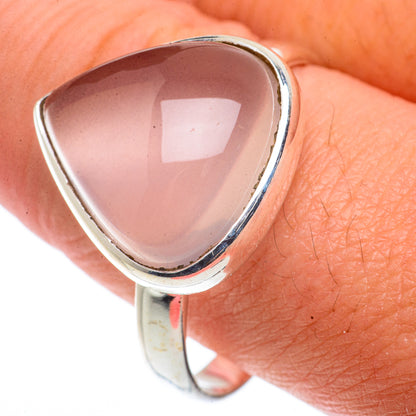 Rose Quartz Rings handcrafted by Ana Silver Co - RING66526
