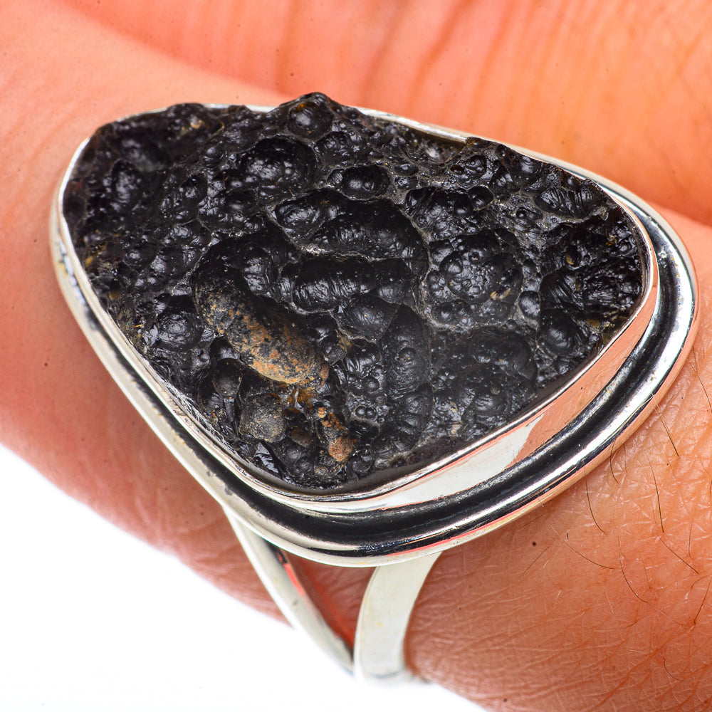 Tektite Rings handcrafted by Ana Silver Co - RING66532