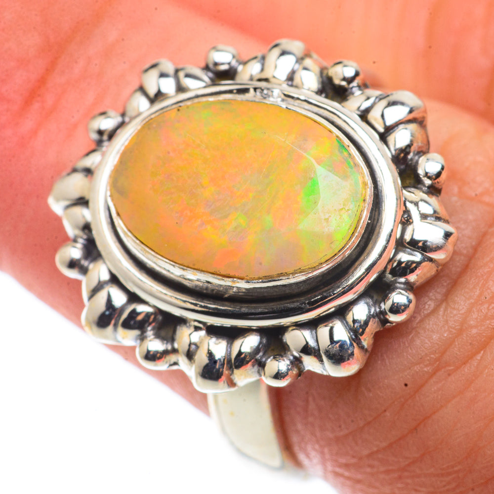 Ethiopian Opal Rings handcrafted by Ana Silver Co - RING66535