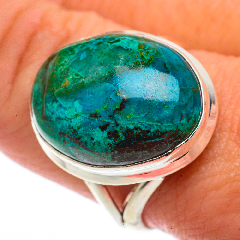 Chrysocolla Rings handcrafted by Ana Silver Co - RING66540